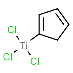 ChemSpider 2D Image | Cyclopentadienyltrichlorotitanium | C5H5Cl3Ti
