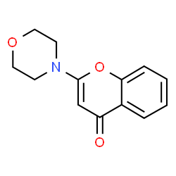 ChemSpider 2D Image | 2-(4-Morpholinyl)-4H-chromen-4-one | C13H13NO3