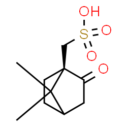 ChemSpider 2D Image | [(1R)-7,7-Dimethyl-2-oxobicyclo[2.2.1]hept-1-yl]methanesulfonic acid | C10H16O4S