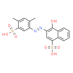 ChemSpider 2D Image | FD&C RED NO. 4 FREE ACID | C18H16N2O7S2