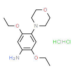 ChemSpider 2D Image | 2,5-Diethoxy-4-morpholinoaniline dihydrochloride | C14H24Cl2N2O3