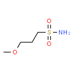 ChemSpider 2D Image | 3-Methoxy-1-propanesulfonamide | C4H11NO3S
