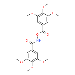 ChemSpider 2D Image | 3,4,5-Trimethoxy-N-[(3,4,5-trimethoxybenzoyl)oxy]benzamide | C20H23NO9