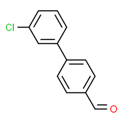 ChemSpider 2D Image | 3'-Chloro-4-biphenylcarbaldehyde | C13H9ClO