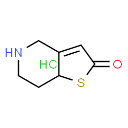 ChemSpider 2D Image | 5,6,7,7a-tetrahydrothieno[3,2-c]pyridin-2(4H)-one hydrochloride | C7H10ClNOS