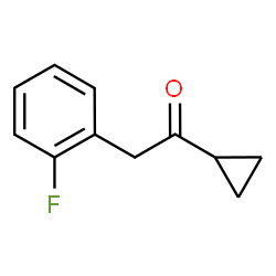 ChemSpider 2D Image | Cyclopropyl 2-fluorobenzyl ketone | C11H11FO