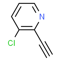 ChemSpider 2D Image | 3-Chloro-2-ethynylpyridine | C7H4ClN