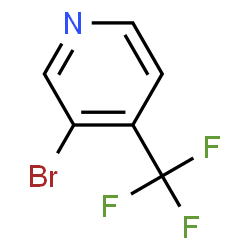 ChemSpider 2D Image | 3-Bromo-4-trifluoromethylpyridine | C6H3BrF3N