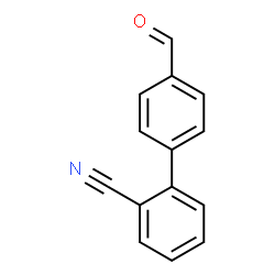 ChemSpider 2D Image | 4'-Formyl-2-biphenylcarbonitrile | C14H9NO
