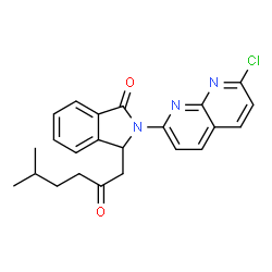ChemSpider 2D Image | Pagoclone | C23H22ClN3O2