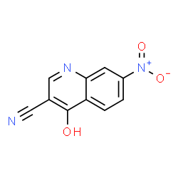 ChemSpider 2D Image | 4-Hydroxy-7-nitrochinolin-3-carbonitril | C10H5N3O3
