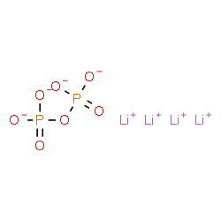 ChemSpider 2D Image | Tetralithium diphosphate | Li4O7P2