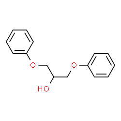 ChemSpider 2D Image | 1,3-Diphenoxy-2-propanol | C15H16O3