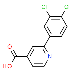 ChemSpider 2D Image | 2-(3,4-Dichlorophenyl)isonicotinic acid | C12H7Cl2NO2