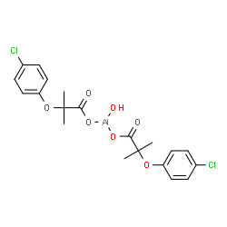 ChemSpider 2D Image | Alufibrate | C20H21AlCl2O7