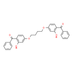 ChemSpider 2D Image | {1,4-Butanediylbis[oxy(2-hydroxy-4,1-phenylene)]}bis(phenylmethanone) | C30H26O6