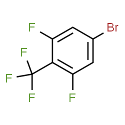 ChemSpider 2D Image | 5-Bromo-1,3-difluoro-2-(trifluoromethyl)benzene | C7H2BrF5