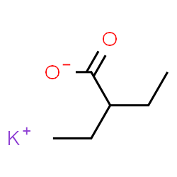 ChemSpider 2D Image | Potassium 2-ethylbutanoate | C6H11KO2
