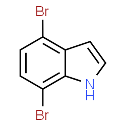 ChemSpider 2D Image | 4,7-Dibromo-1H-indole | C8H5Br2N