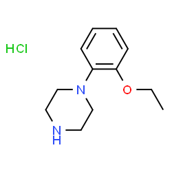 ChemSpider 2D Image | 1-(2-Ethoxyphenyl)piperazine Hydrochloride | C12H19ClN2O