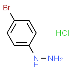 ChemSpider 2D Image | (4-Bromphenyl)hydrazinhydrochlorid | C6H8BrClN2