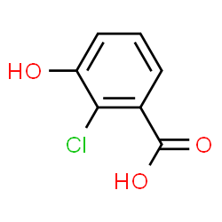 ChemSpider 2D Image | 2-Chloro-3-hydroxybenzoic acid | C7H5ClO3