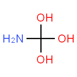 ChemSpider 2D Image | Aminomethanetriol | CH5NO3