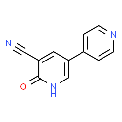 ChemSpider 2D Image | 6-Oxo-1,6-dihydro-3,4'-bipyridine-5-carbonitrile | C11H7N3O