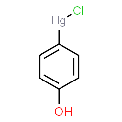 ChemSpider 2D Image | Chloro(4-hydroxyphenyl)mercury | C6H5ClHgO