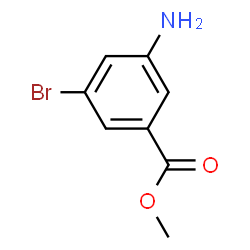ChemSpider 2D Image | Methyl 3-amino-5-bromobenzoate | C8H8BrNO2