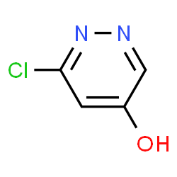 ChemSpider 2D Image | 6-Chloro-4-pyridazinol | C4H3ClN2O