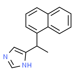 ChemSpider 2D Image | 5-[1-(1-Naphthyl)ethyl]-1H-imidazole | C15H14N2