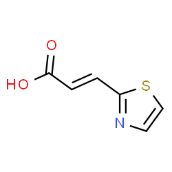 ChemSpider 2D Image | (E)-3-(Thiazol-2-yl)acrylic acid | C6H5NO2S