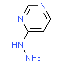 ChemSpider 2D Image | 4-Hydrazinylpyrimidine | C4H6N4