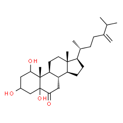 ChemSpider 2D Image | 1,3,5-Trihydroxyergost-24(28)-en-6-one | C28H46O4
