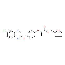 ChemSpider 2D Image | Quizalofop-P-tefuryl | C22H21ClN2O5