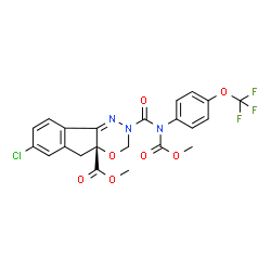 ChemSpider 2D Image | (-)-indoxacarb | C22H17ClF3N3O7
