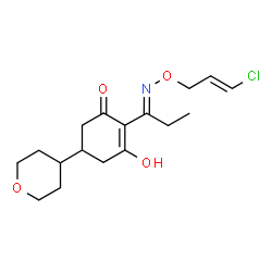 ChemSpider 2D Image | Tepraloxydim | C17H24ClNO4