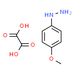 ChemSpider 2D Image | (4-Methoxyphenyl)hydrazine ethanedioate (1:1) | C9H12N2O5