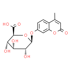 ChemSpider 2D Image | 4-Methyl-2-oxo-2H-chromen-7-yl beta-D-allopyranosiduronic acid | C16H16O9