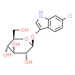 ChemSpider 2D Image | 6-Chloro-1H-indol-3-yl beta-D-allopyranoside | C14H16ClNO6