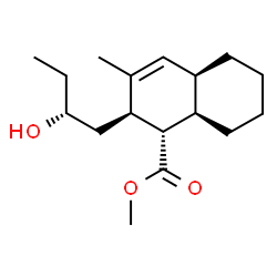 ChemSpider 2D Image | Methyl (1S,2R,4aS,8aR)-2-[(2R)-2-hydroxybutyl]-3-methyl-1,2,4a,5,6,7,8,8a-octahydro-1-naphthalenecarboxylate | C17H28O3