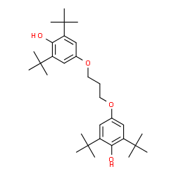 ChemSpider 2D Image | 4,4'-[1,3-Propanediylbis(oxy)]bis[2,6-bis(2-methyl-2-propanyl)phenol] | C31H48O4