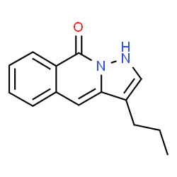 ChemSpider 2D Image | 3-Propyl-1H-pyrazolo(2,3-b)isoquinolin-9-one | C14H14N2O