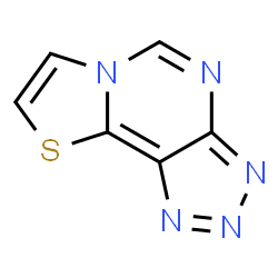 ChemSpider 2D Image | [1,3]Thiazolo[3,2-c][1,2,3]triazolo[4,5-e]pyrimidine | C6H3N5S