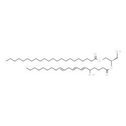 ChemSpider 2D Image | (2S)-3-Hydroxy-2-{[(6E,8E,11E)-5-hydroxy-6,8,11-icosatrienoyl]oxy}propyl docosanoate | C45H82O6