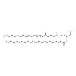 ChemSpider 2D Image | (2S)-1-Hydroxy-3-{[(6E,8E,11E)-5-hydroxy-6,8,11-icosatrienoyl]oxy}-2-propanyl docosanoate | C45H82O6