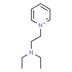 ChemSpider 2D Image | 1-[2-(Diethylamino)ethyl]pyridinium | C11H19N2