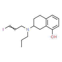 ChemSpider 2D Image | 7-[3-iodoprop-2-enyl(propyl)amino]-5,6,7,8-tetrahydronaphthalen-1-ol | C16H22INO