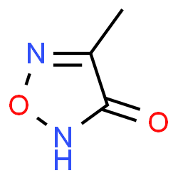 ChemSpider 2D Image | 4-Methyl-1,2,5-oxadiazol-3-ol | C3H4N2O2
